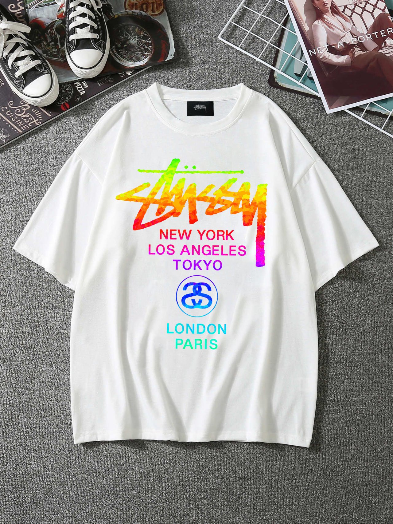 18680_SY 레인보우 런던 반팔